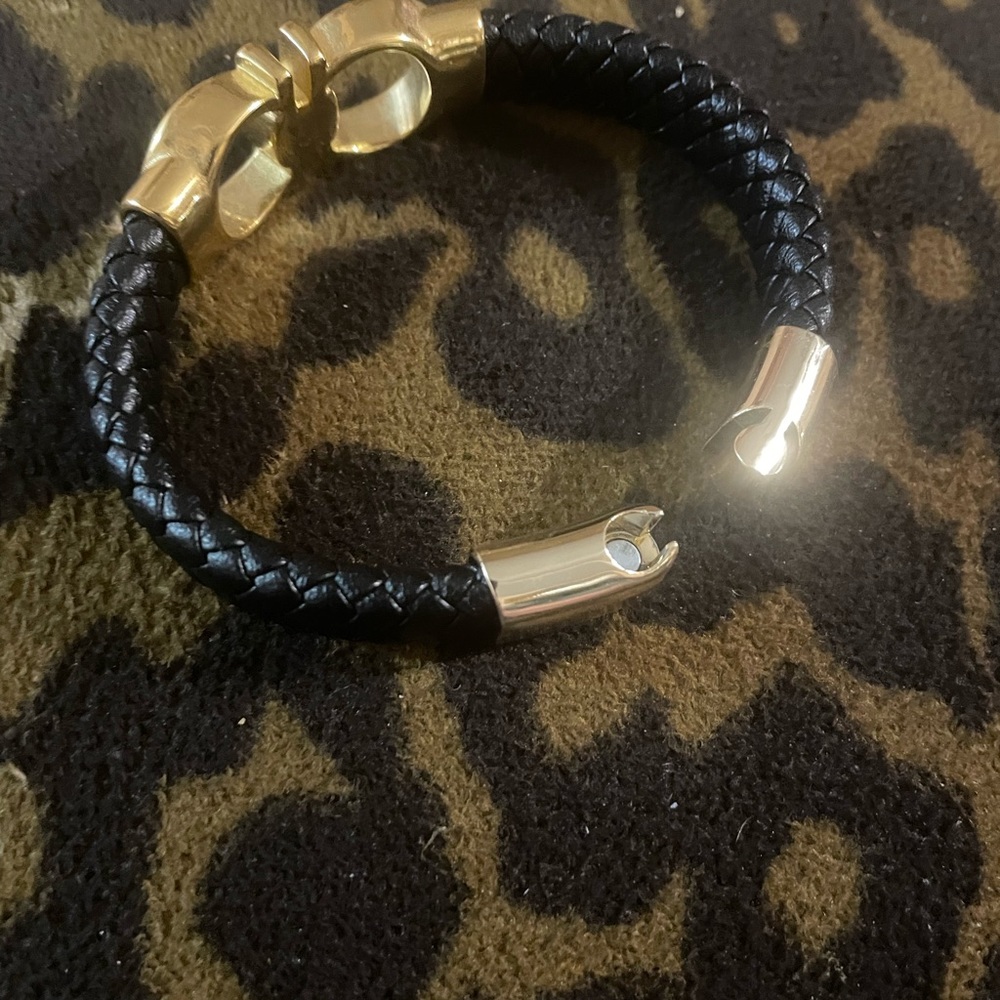 New leather braclet so cute